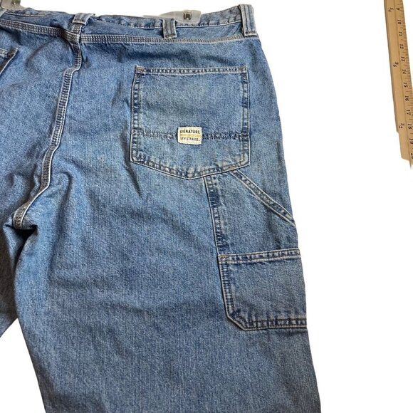 Levis Carpenter Jeans 40 Sz 40x31 Signature Baggy Retro Taper Work 90s‎ Y2K - Picture 3 of 8